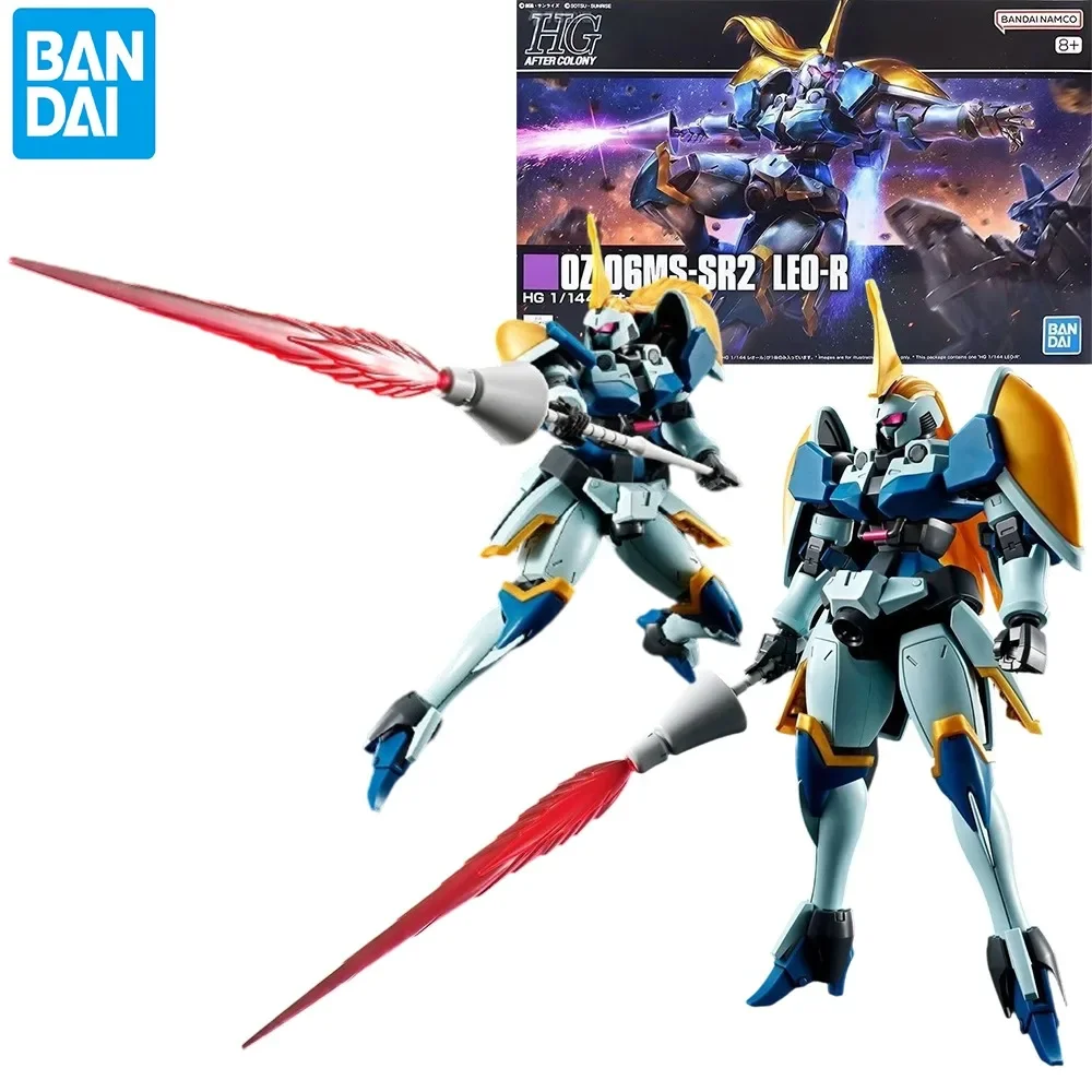 Hguc OZ-06MS-SR2 LEO-R gundam anime figura de ação robô colecionável montagem modelo brinquedos ornamentos presente crianças