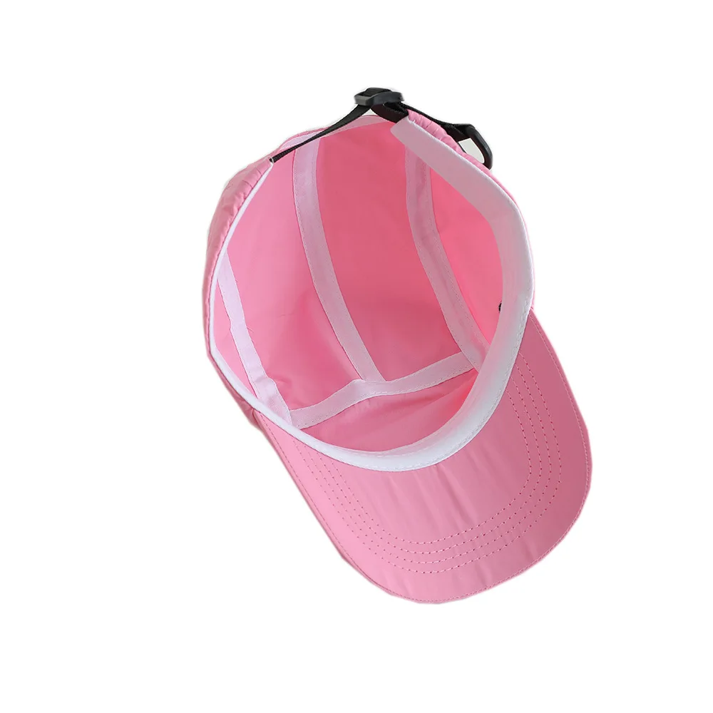 Crianças meninas menino cor sólida boné de beisebol crianças impressão personalizada logotipo secagem rápida verão guarda-sol chapéu para o bebê gorra
