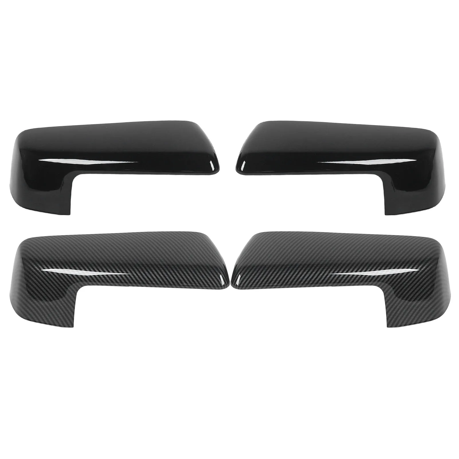 

Pair Top Half Side Mirror Cover 84328137 Scratch Proof Outer Rearview Wing Mirror Cover for 1500 2019-2024