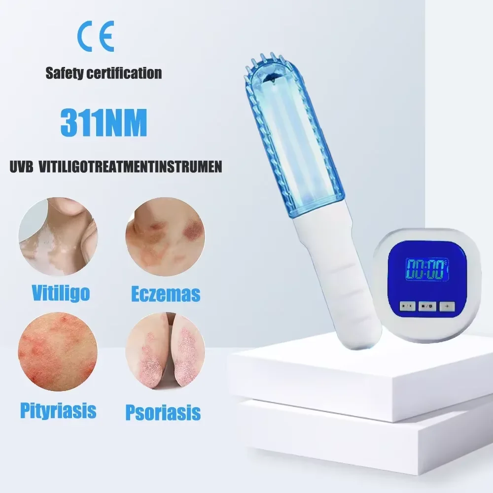 Narrowband UVB Phototherapy Instrument 311nm Medical Light Source for Skin Treatments Vitiligo Psoriasis