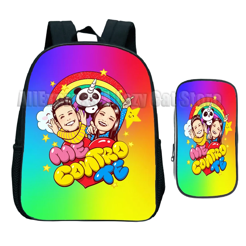 2 stücke mich contro te Kinder Kindergarten Rucksack Lagerung Schult asche kawaii 12 Zoll Anime Student große Kapazität Reisetasche Jungen Mädchen Spielzeug