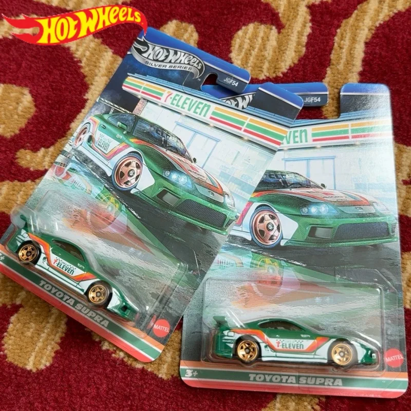 

Original Brand New Hot Wheels Silver Series 7-Eleven Exclusive Toyota Supra 1/64 Scale Die-Cast Model Limited Rare Cars Boy Toys