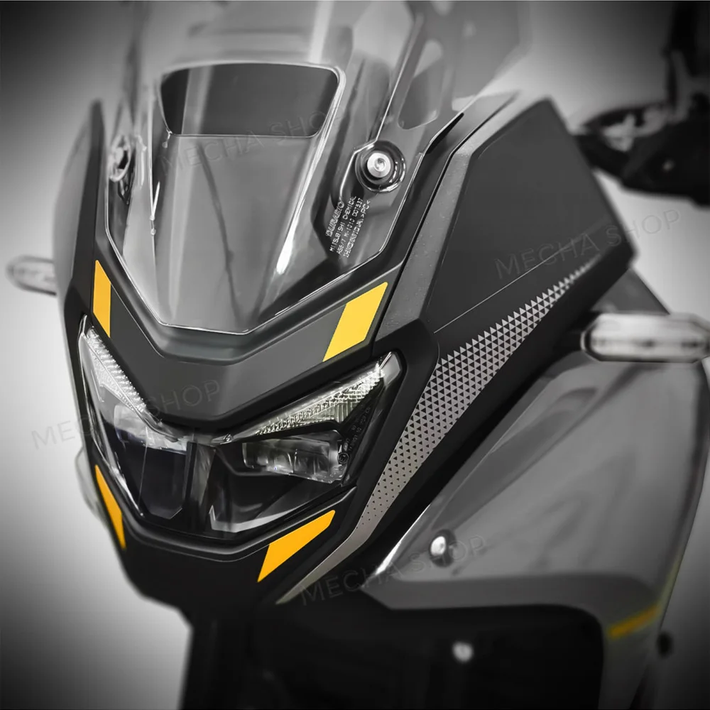 For XL750 Transalp 2025 Front Sticker 3D Resin Sticker Protection Kit Motorcycle Accessories 2