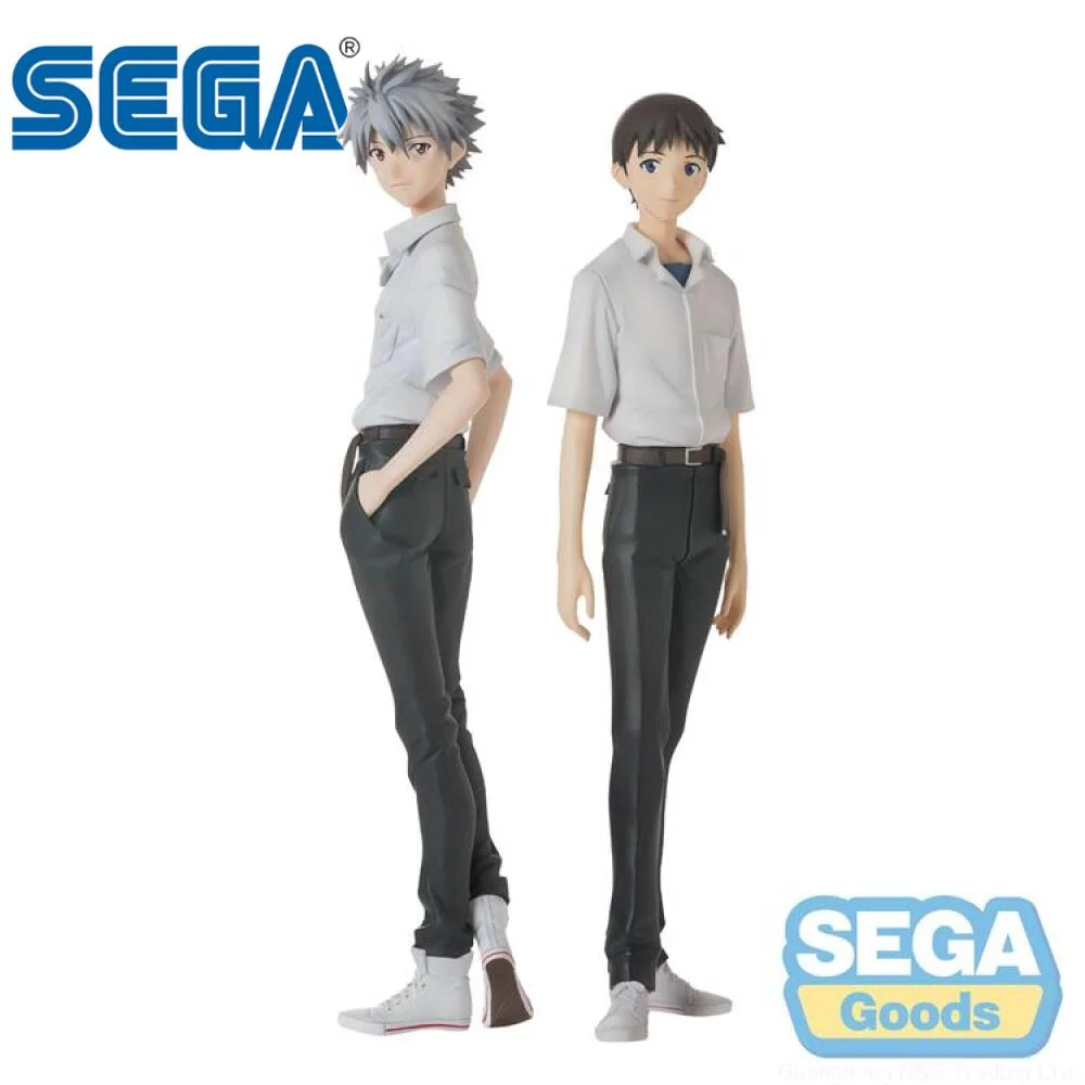 SEGA Original HPM EVA Shinji Ikari Kaworu Nagisa Anime Action Figure Toys For Boys Girl Kids Children Birthday Gifts Collectible