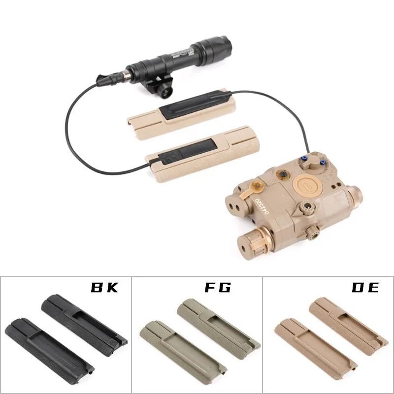 Tactic Airsoft Scar Pocket Panel For Remote Switch DBAL PEQ NGAL CQBL Laser sight M300 M600 Flashlight 20mm Rail Accessories