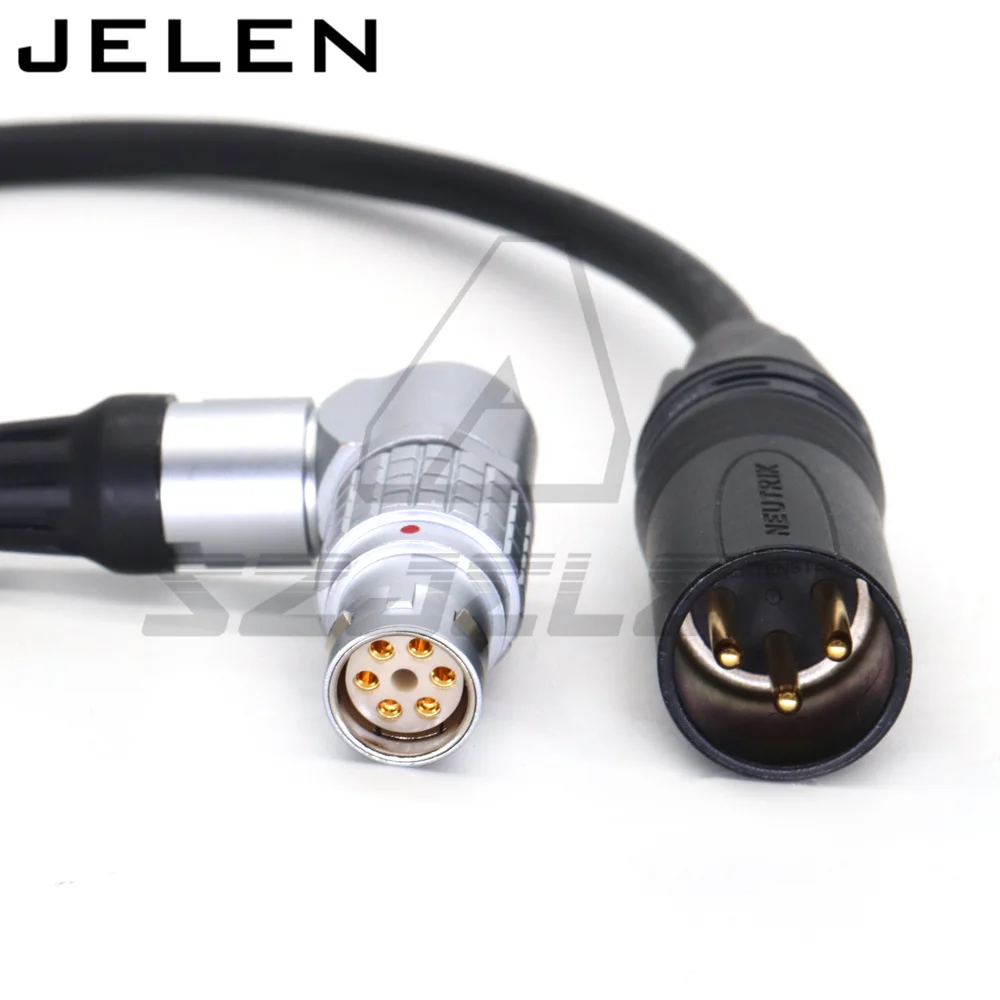 

Регулируемый угловой разъем FSG 2B с 6-контактным гнездовым разъемом и 3-контактным XLR-разъемом для монитора Atomos Neon 17 "/19"/24 " с кабелем питания постоянного тока