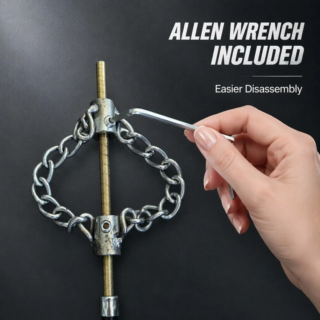 Pipe Dredger Drain Cleaner Snake 5mm Solid Soft Shaft Drill Connection Adjustable Chain Grab Head Sewer Unblocker Plumbing Tool - view 5