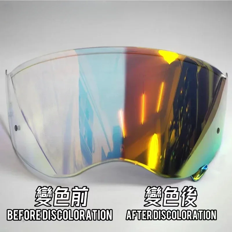 Photo chromes Visier für Shoei Hornet Adv Rallye Helm Motorrad Brille Motorrad CNS-2 Helm Nachtsicht visier