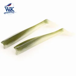 8cm Soft Lure Eel Shad for Seabass Inshore Fishing Lures 5pcs/pk PVC Soft Bait Cod Fishing Colorful Jig Lure