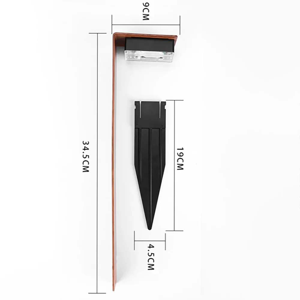 Zonne-Energie Inductiepad Verlichting, 4500K Waterdicht Gazon Landschap Licht, Voor Patio, Gazon, Tuin Decoratieve Verlichting (2Pc)