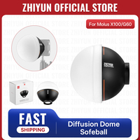 ZHIYUN Official Diffusion Dome Sofeball ZY Mount Diffuser ball EX1H03 Accessories for ZHIYUN Molus G60 X100 COB Video Light