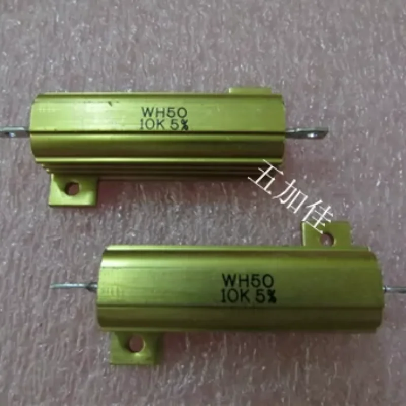 10K WH50-10KJI 5% 50W brand new imported aluminum shell resistor
