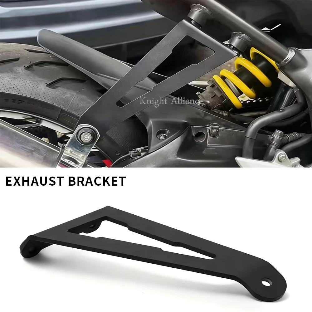 

For Aprilia RS660 RS 660 RS Tuono 660 RSV4 1000 CB650R CBR650R Motorcycle Accessories Exhaust Pipe Hanger Support Bracket Holder