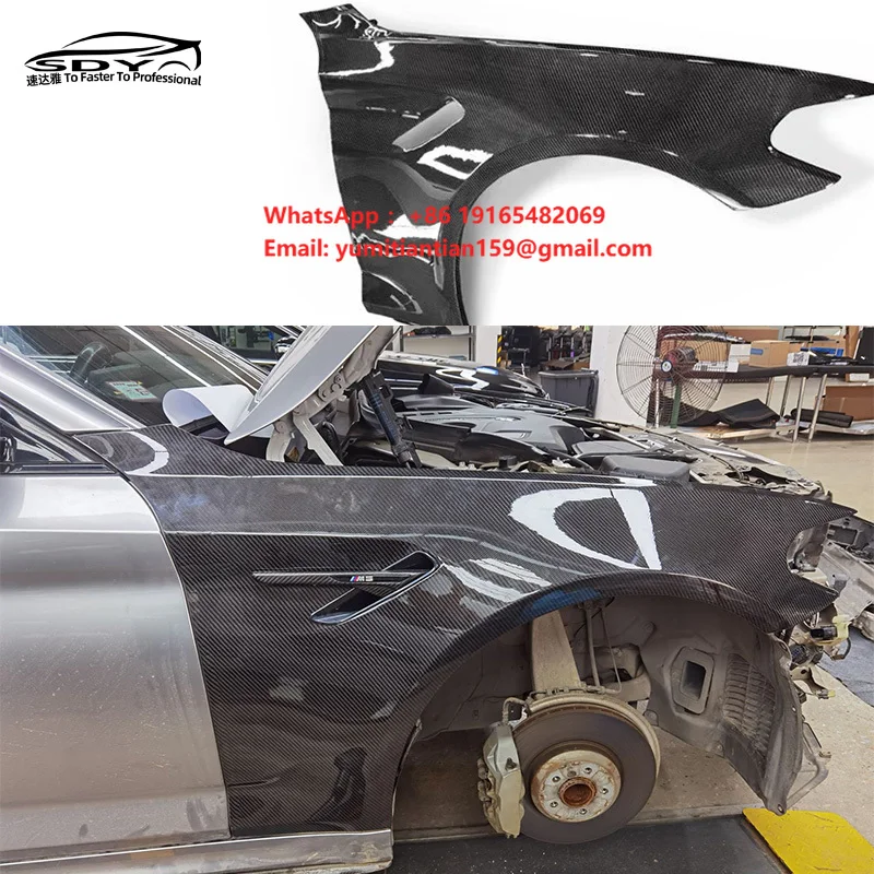 F90 M5 Factory Custom Production Carbon Fiber Fender Front Side Fender for BMW F90 M5