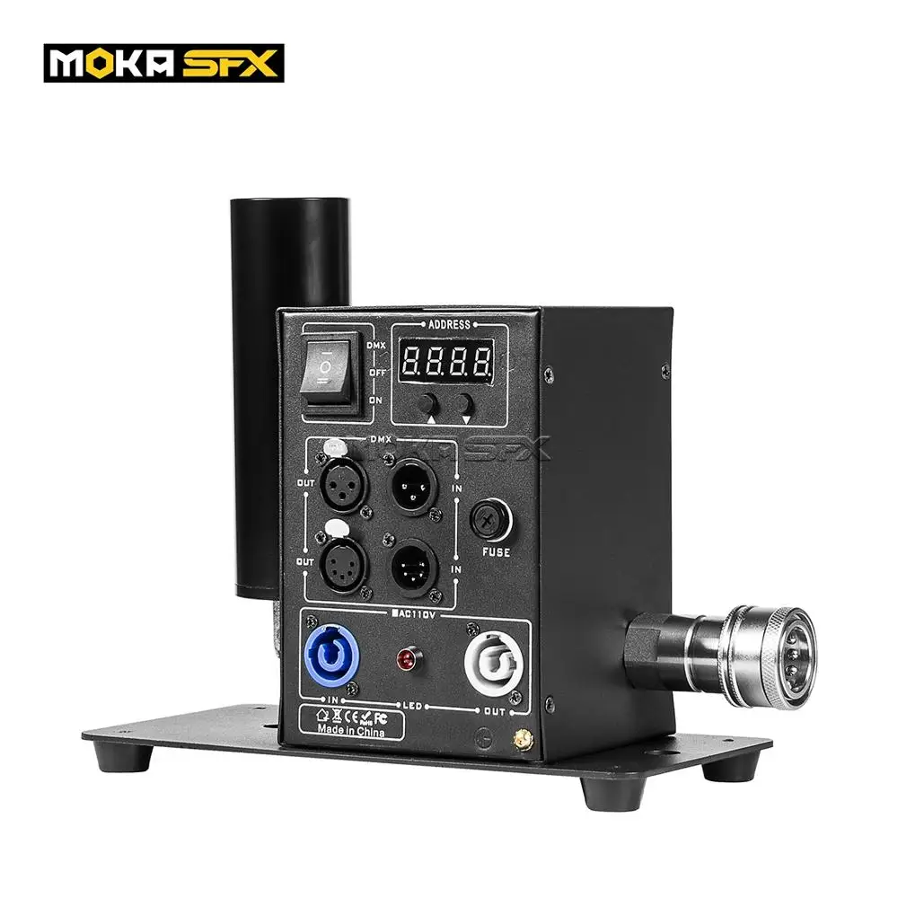 MOKA SFX CO2 Jet Machine for Stage Show DMX Co2 Cannon Carbon Dioxide Launcher DJ Nightclub Equipment with 6m Hose