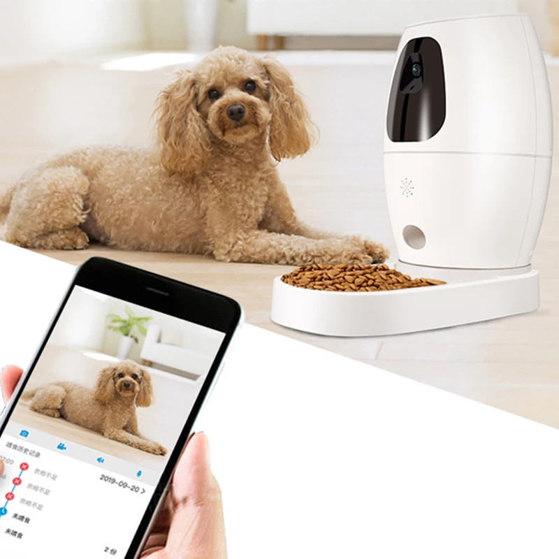 

Newest App Remote Control Automatic Pet Feeder Bird Cat Wifi Auto Pet Feeder