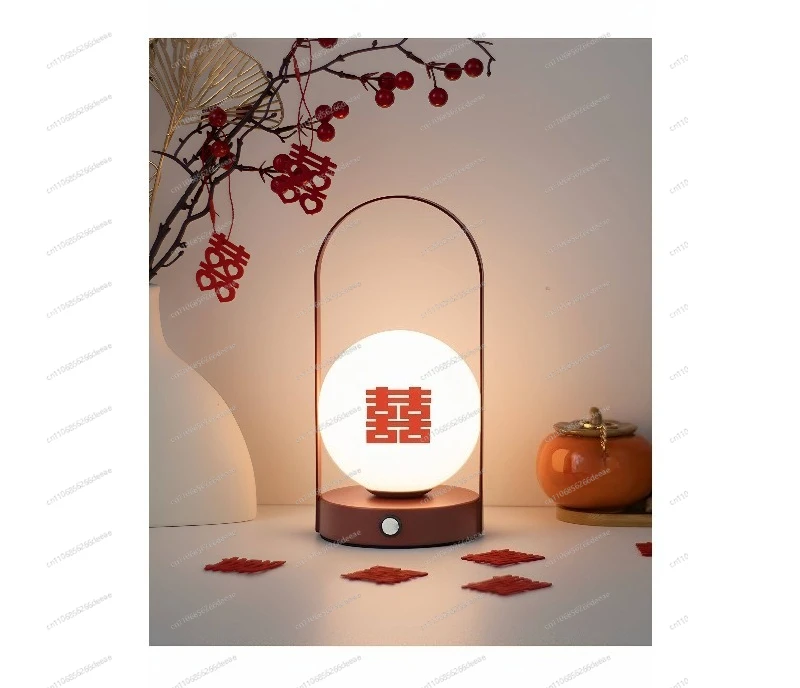 Portable Rechargeable Touch Night Light Retro Danish Handheld Ambient Lamp Wireless Bedside Desk Lamp For Indoor Outdoor Camping