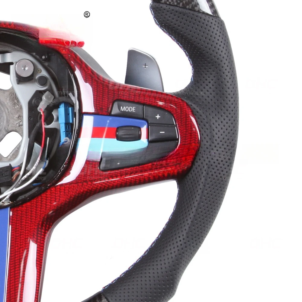 Suitable For  5  7  X1-7 F Seat to G seat G38 Carbon Fiber Automobile Steering Wheel Assembly