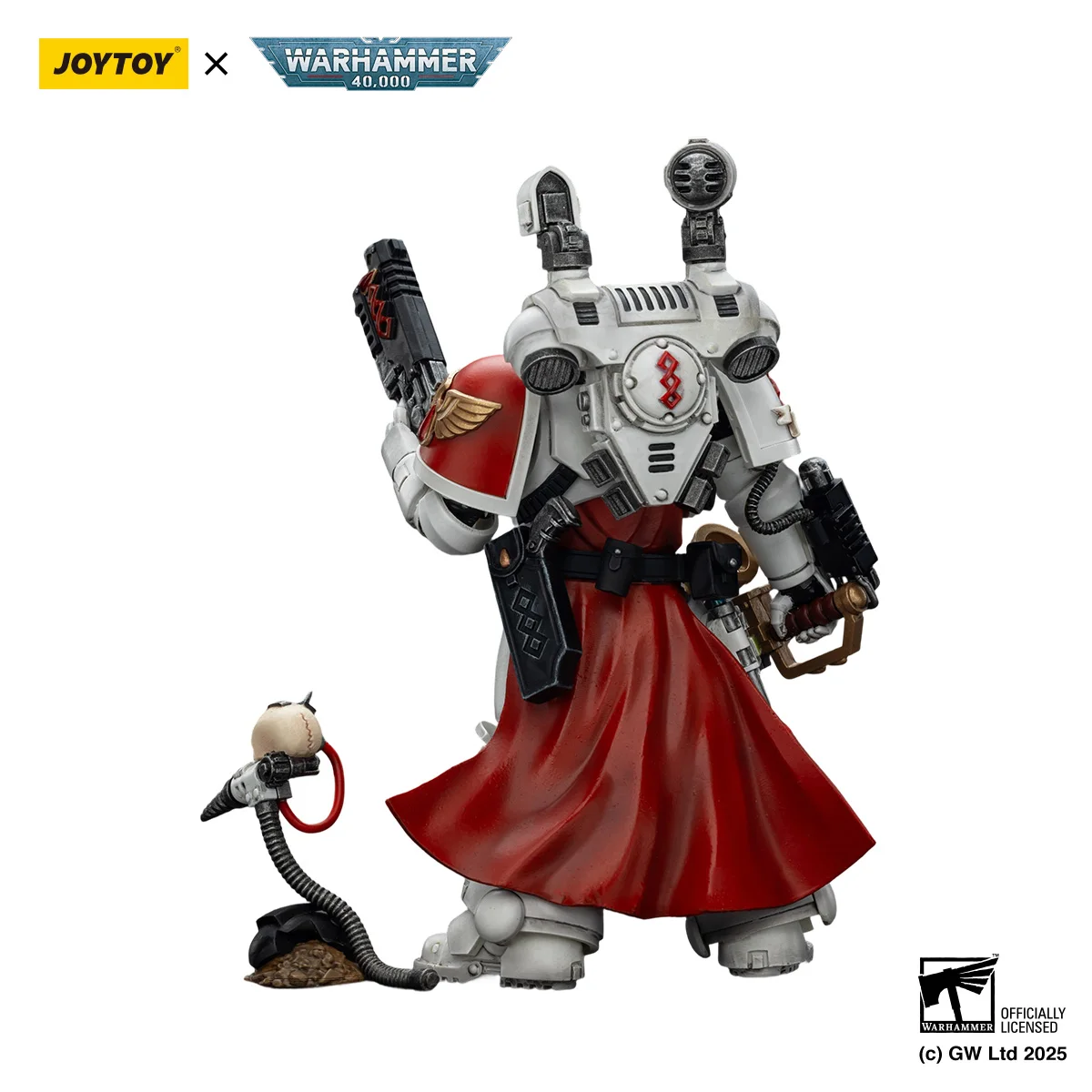 

[Pre-order]JOYTOY Warhammer 40K Action Figure Blood Angels Sanguinary Priest with Heavy bolt pistol, chainsword and narthecium