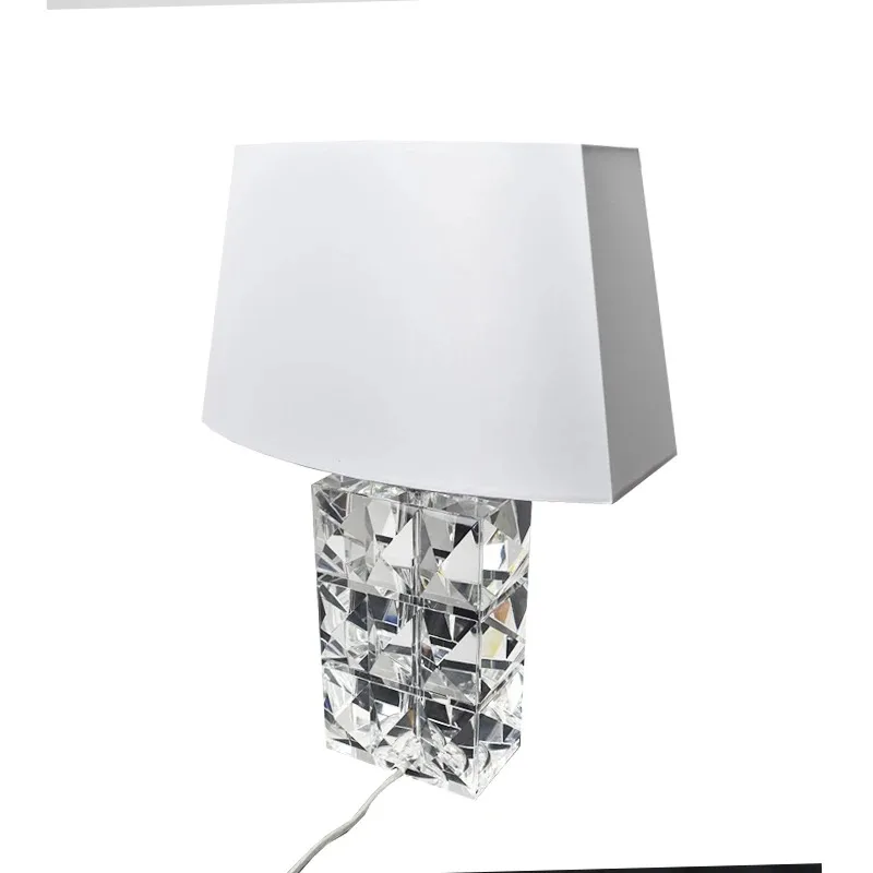 

Modern Style Simple Fashion Crystal Table Lamp for Bed Room High Quality Desk Lamp for Hotel