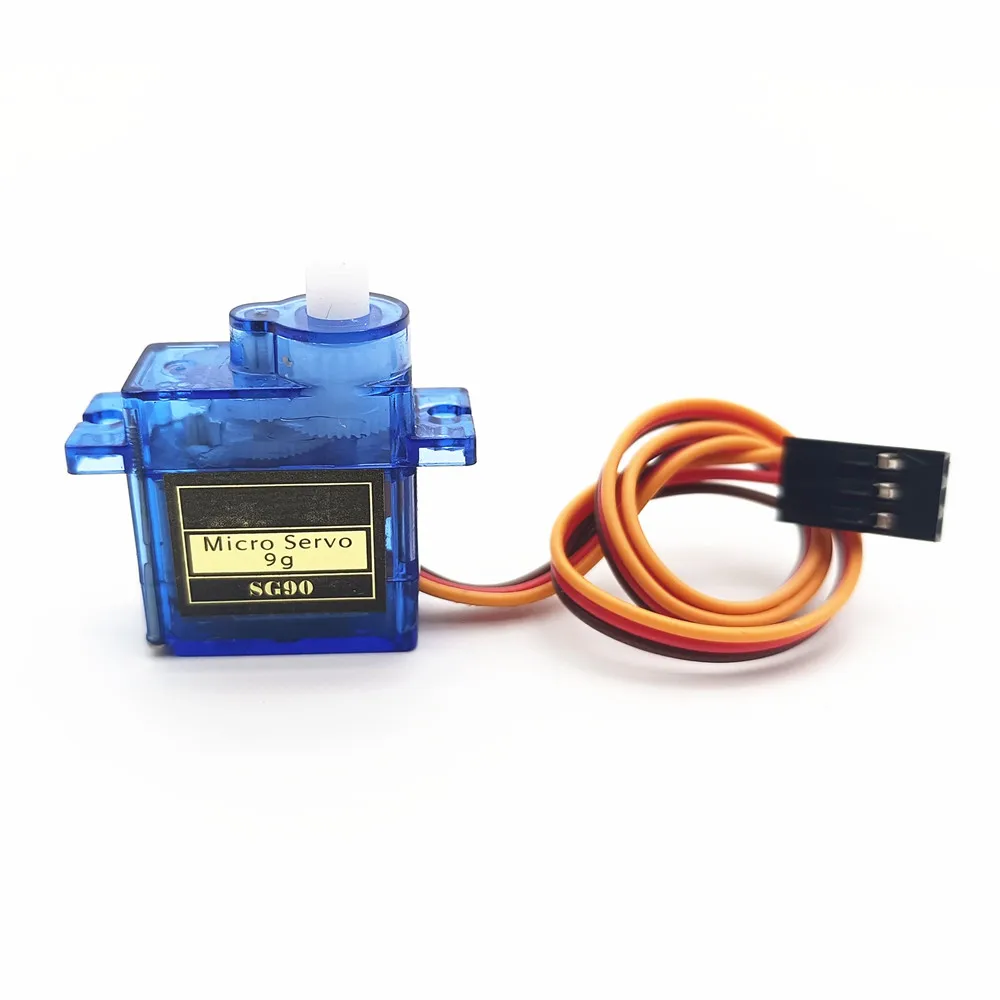 Kit De 10 Micro Servomoteurs 9G - 180° Pour RC, Robot, Arduino - 1,6 Kg/cm, 0,12 Sec/60°