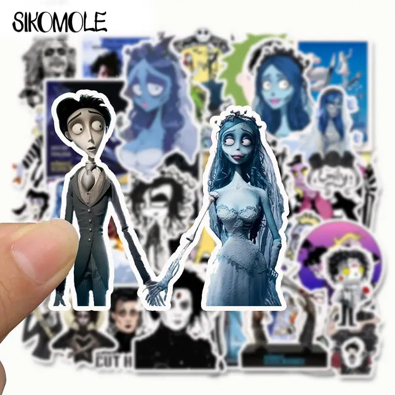 10/30/50PCS Tim Burton adesivi film classico Edward mani di forbice giocattolo fai da te skateboard laptop bicicletta decalcomanie adesivo graffiti