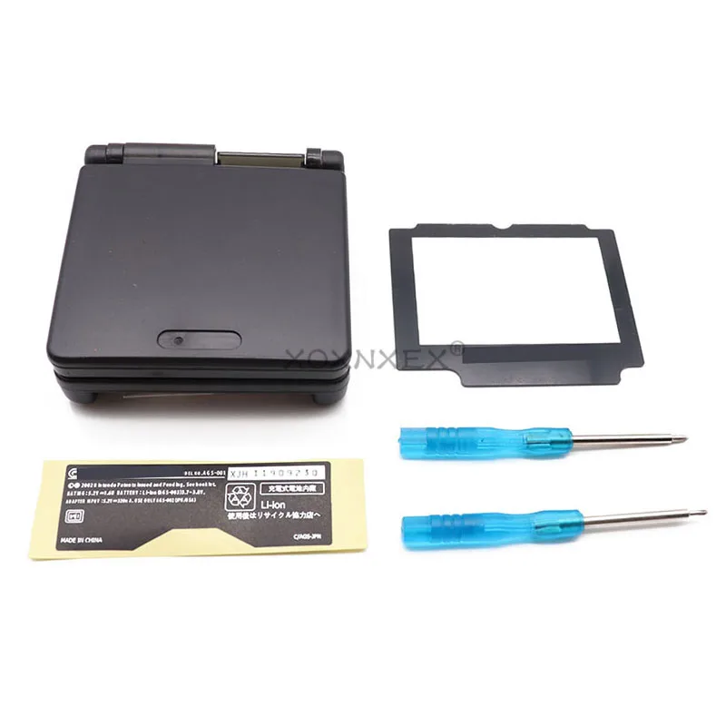 Carcasa transparente para consola de juegos GBA SP, carcasa de repuesto para consola GBASP, DIY