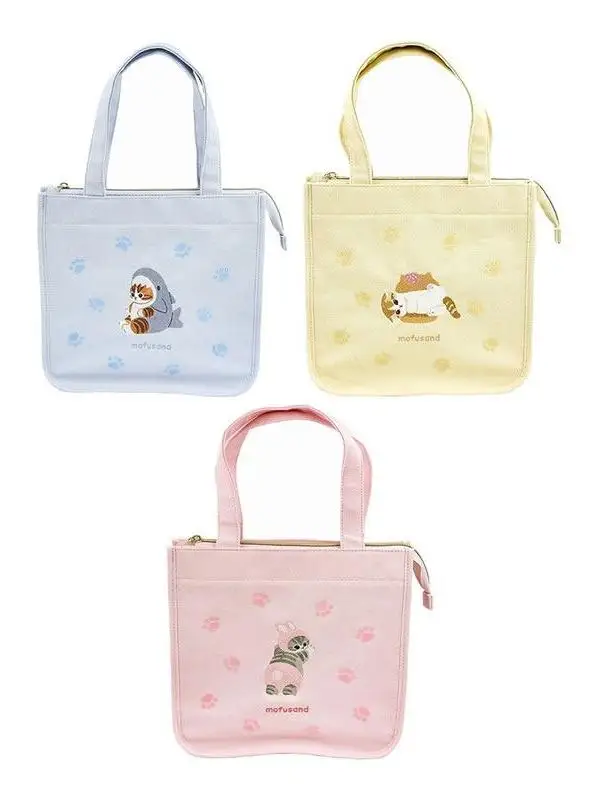 

Милая сумка-холодильник с вышивкой, портативная термосумка для пикника, модная студенческая термосумка, мягкая сумка для молодежи