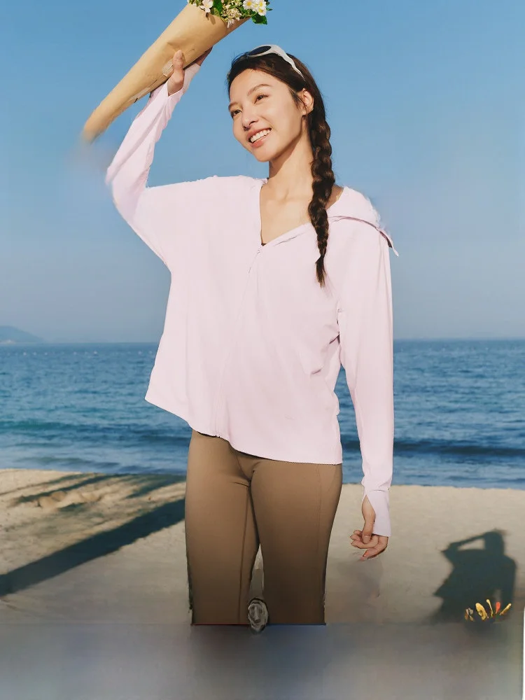 

Banana Le Women's Loose Lightweight Outdoor Sun Protection Clothing UPF200 Breathable Qui Dry Cool Feeling ort Jaet