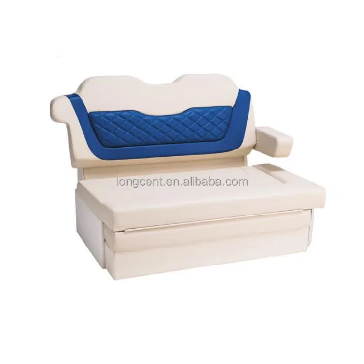 Siedzisko do łodzi morskiej Luksusowe dostosuj kolor Jacht Łódź Podwójna ławka Siedzisko morskie Sofa składana Ławka