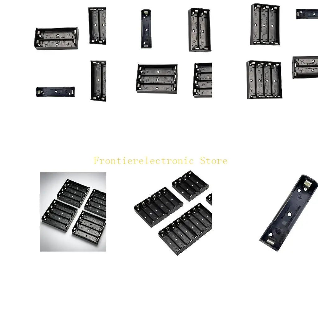 

G8DB 4Pcs 1/2/3/4 Slots 18650 Power Case Battery Slot Holder For 18650 Cylindrical