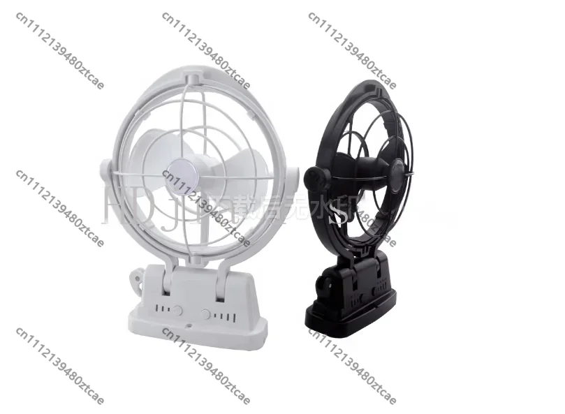 

12V 24V RV Caravan Ventilation Fan, 360° Adjustable Air Flow Silent Cooling Fan Camper Interior Air Circulation Accessories