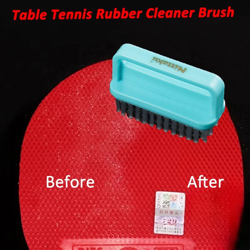 

Щетка для чистки накладок для настольного тенниса NITTAKU, инструмент для удаления гранул с резиновых накладок, для ухода за ракетками для пинг-понга с длинными шипами
