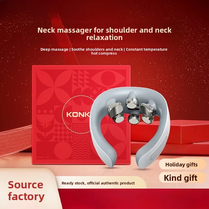 

Konka Массажер для шеи Защита шеи Массажер для шеи Бытовой многофункциональный импульсный интеллектуальный инструмент для горячего компресса