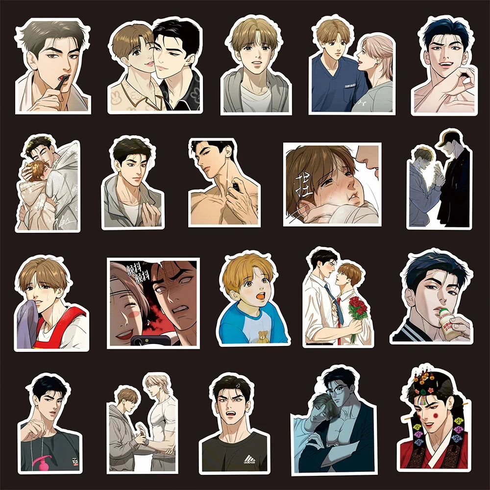 10/30/65PCS Korean Manwha Jinx Sticker Anime Decals Toys DIY Skateboard Phone Luggage Bike Waterproof Cool Cartoon Sticker Packs