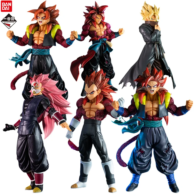 

In Stock Dragon Ball Ichiban Super Heroes 4Th Mission Prize Rose 3 Goku Zeno Black Clothes Warrior Anime Figure Action Model Toy