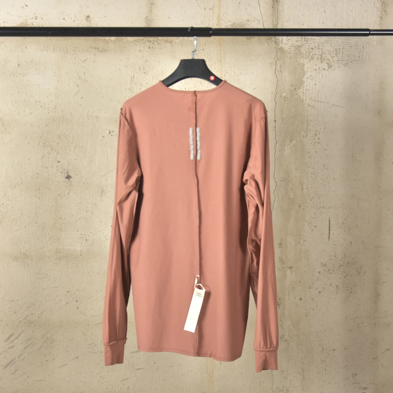 High Street Tees T Shirts Tops RO2025 New Men's Long Sleeved T-shirt Round Neck Base Shirt Slim Fit and Versatile Casual Top