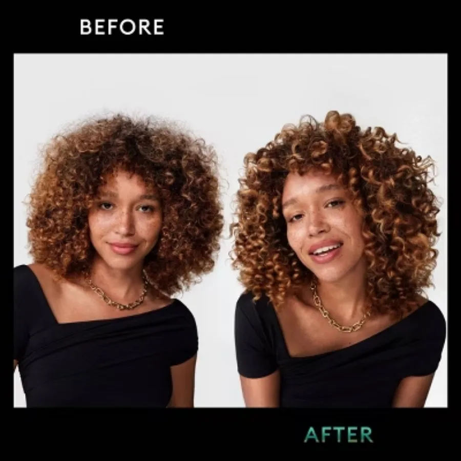 موس تجعيد لا تشوبه شائبة مع زيوت جوز الهند والأفوكادو - حجم السفر - 2 أونصة - يحمي الشعر من أضرار الحرارة. موس الشعر