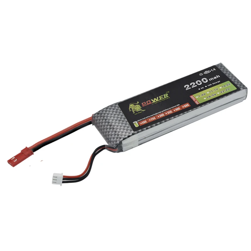 2S يبو بطارية 7.4 فولت 2200mAh Max40C ل RC سيارة مع JST/XT60 التوصيل ل RC سيارة هليكوبتر الطائرة بدون طيار قارب طائرة بطارية قابلة للشحن