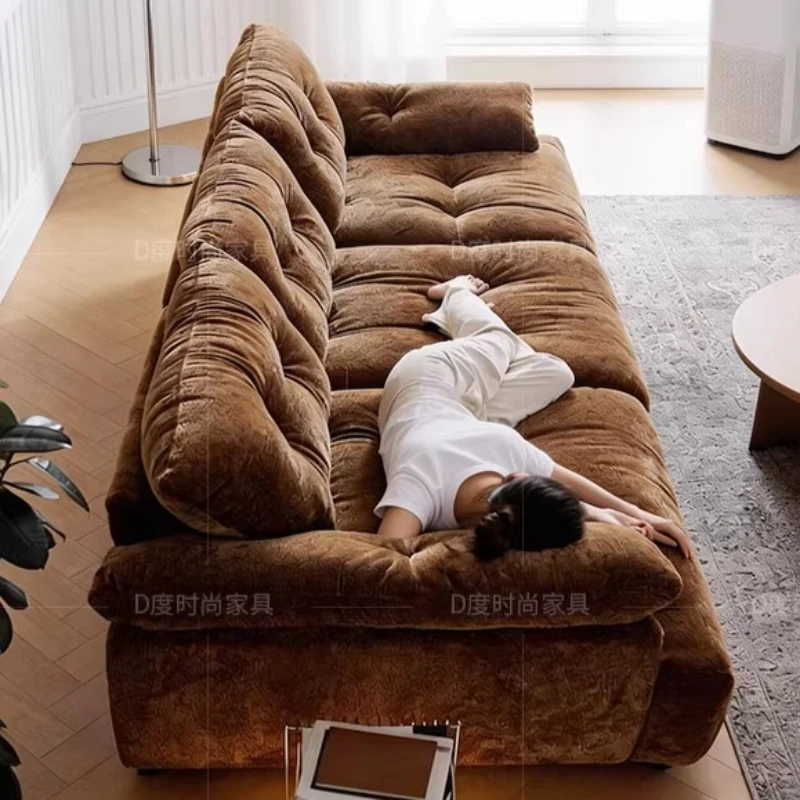 Chenille Cloud Sofa Detachable & Adjustable Backrest Bouquet Couch Modern Sectional for Living Room & Home - view 4