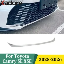 For Toyota Camry 2025 2026 SE XSE Chrome Front Lower Bumper Grille Protector Cover Strip Trim Car Styling Accessories