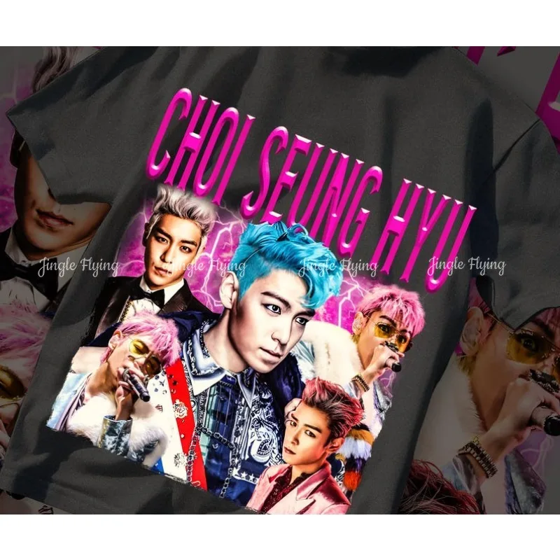 Choi Seung Hyun Vintage T-Shirt Retro Big K-Pop Style Soft Unisex Cotton Tee Iconic Collectible Trendy Korean Music Fan Gift