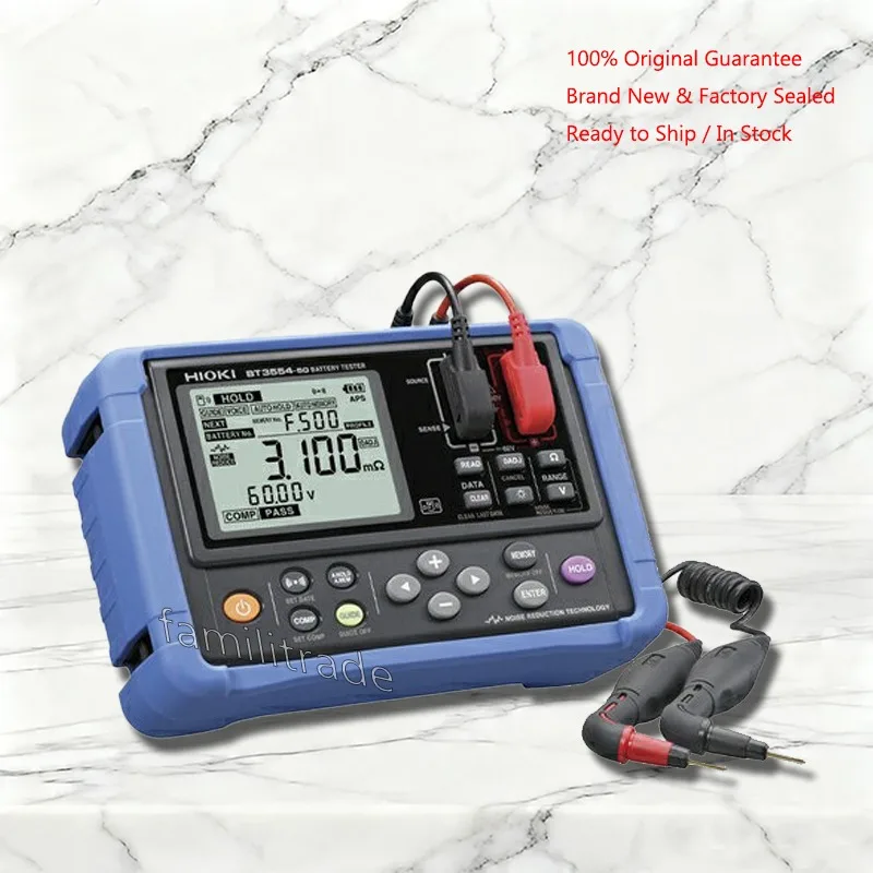 1PC NEW HIOKI BT3554-50 Battery Tester In Stock 3mΩ-3Ω 60V Resistance Voice PASS/FAIL USB Wireless Z3210 Original Box
