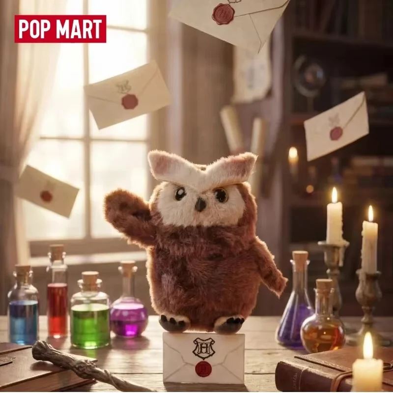 Genuine POP MART × GONG Harry Potter Owl Cute Keychain Blind Box – Hedwig Surprise Festival Collectible Ornament Gift For Fans