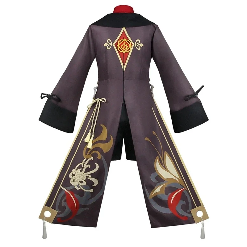 Genshin Impact humao Cosplay Costume scarpe parrucca uniforme stile cinese costumi di Halloween per le donne gioco Hu Tao