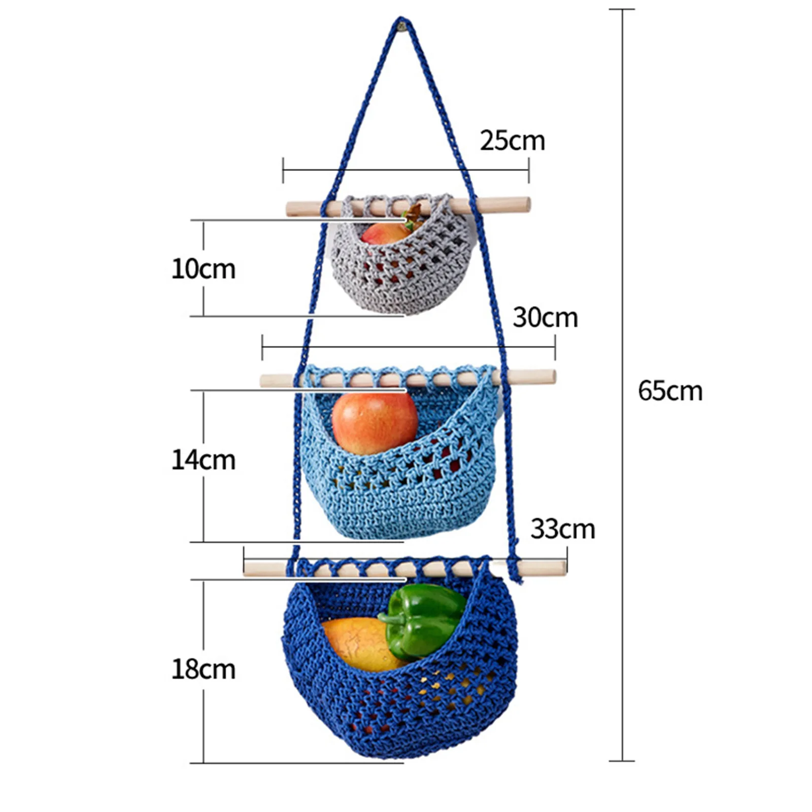 Reusable Fruit Vegetable Bag for washable Cotton Mesh Grocery Bags Cotton String Bags Net Shopping Bags Mesh Bags For Fruit