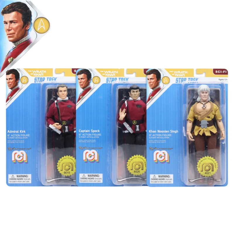 Mego Super7 Movie 8 "action Figure Wrath of Khan Spock Vintage Classic