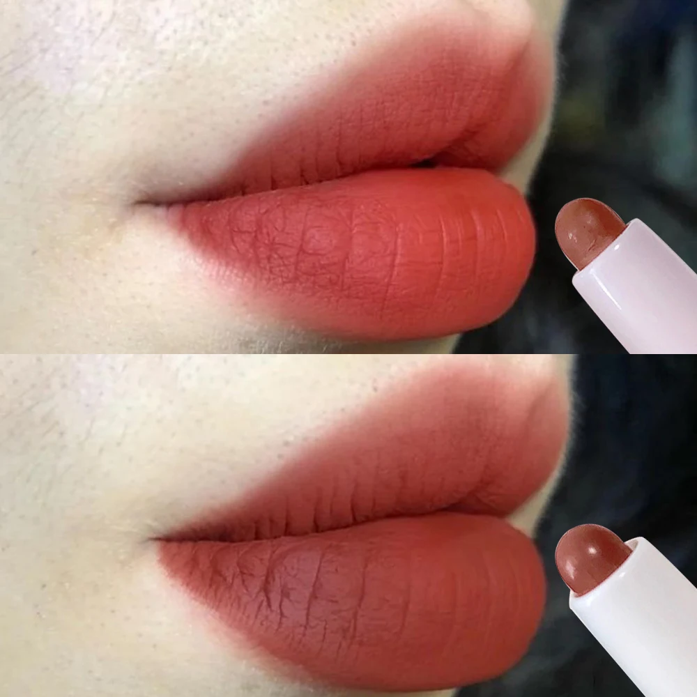 Lápiz Delineador de labios mate de doble punta, lápiz antiadherente duradero, bolígrafo suave, tinte de contorno, lápiz labial hidratante, cosmético de labios impermeable