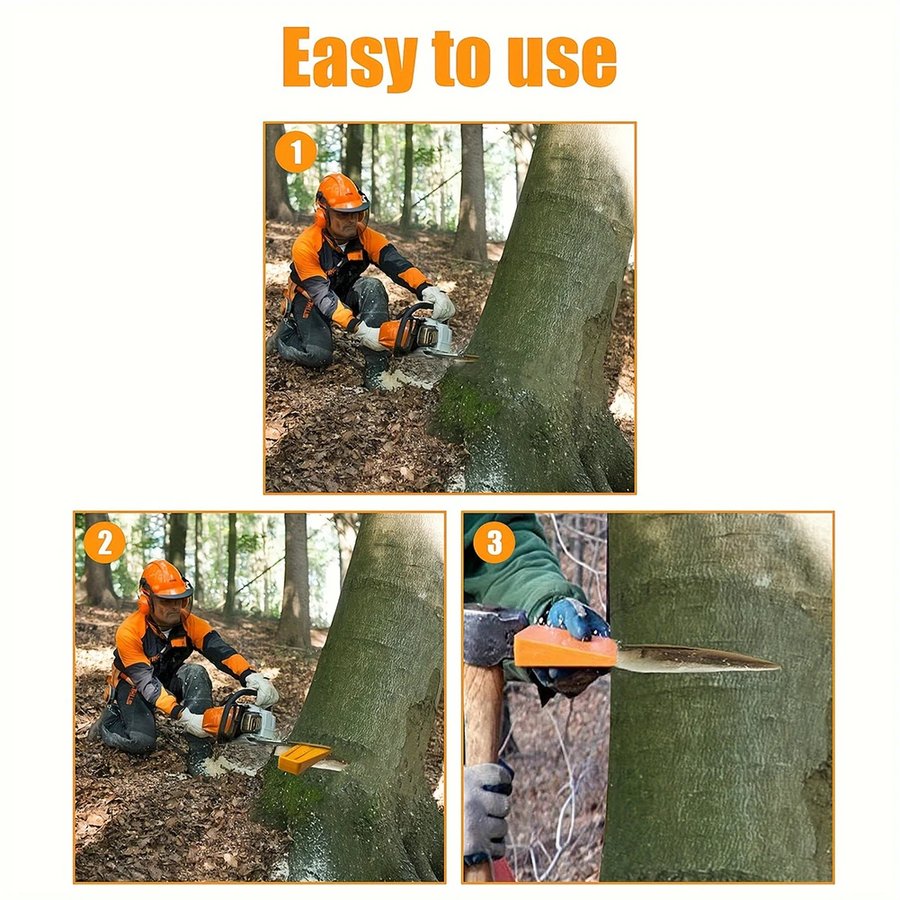 1pcsTree Felling Wedges Felled Chock Tree Cutting Wedge Spiked Wedge Woodcutting Tool Trees Cleaving Chainsaw Wedges