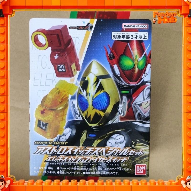جديد بانداي كامين رايدر فورز DX الكهربائية والنار أسترو التبديل-سوبر أفضل إعادة إصدار تأثيري الدعائم ، اكسسوارات لعبة هدية لمحبي #1